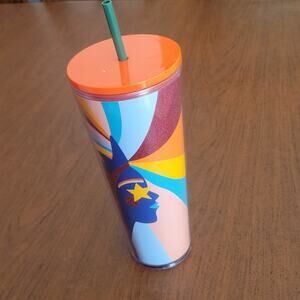 Starbucks 2020 Pride Rainbow Glitter Acrylic Venti 24oz Cup Tumbler